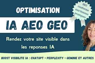 j optimise votre contenu pour aeo GEO et ia