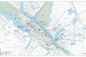 design custom maps, location maps ad illustrated map design