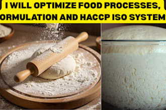 optimize food processes, formulation and haccp iso systems