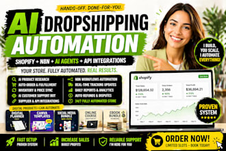 build ai dropshipping automation with shopify, n8n workflows, api integrations