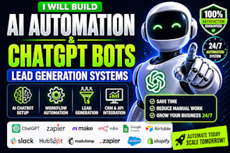 build ai automation, chatgpt bots and lead automation systems