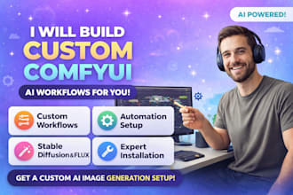 create a custom comfyui workflow for stable diffusion flux ai automation