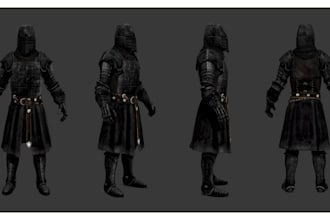 bannerlord, skyrim, bg3, l4d2, elden ring, fallout, witcher 3 model assets armor