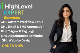 design gohighlevel agency landing page professionally