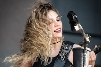 be your female rock singer metalcore vocalist guitarist, songwriter, rock vocals