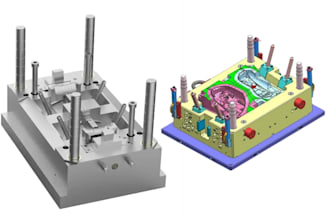 design 3d plastic parts ready for injection molding