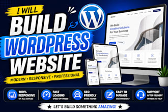 build you a perfect wordpress website