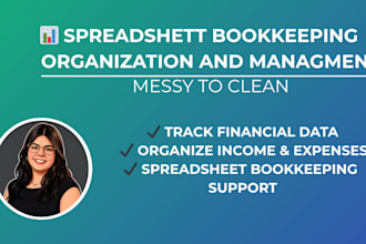 manage your bookkeeping and expense tracking in a spreadsheet