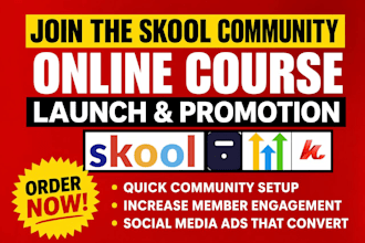 skool community promotion skool online course community circle skool manager
