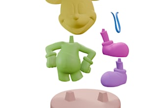 create any 3d printable character