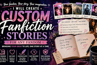 create custom fanfiction stories for any fandom or characters