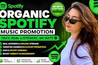 do organic spotify music promotion with no bots