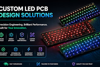 design mechanical keyboard pcb with qmk via and gerber files