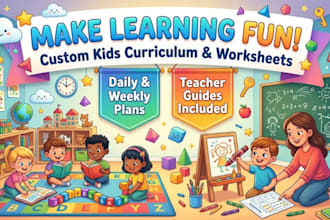 design early grade children curriculum and engaging preschool lesson plans
