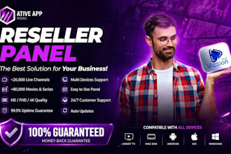generate pro reseller panel, strong8k, dream4k megaott lionott trex reseller web