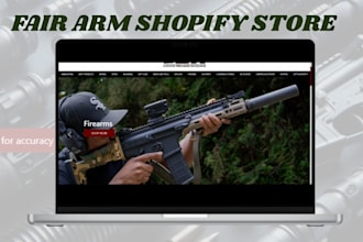 design firearm shopify store firearm website gun website firearm shopify store