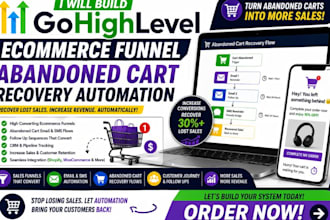 do gohighlevel ecommerce funnel ghl abandoned cart flow ghl follow up sequence