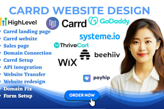 design carrd landing page carrd website redesign carrd landing page website card