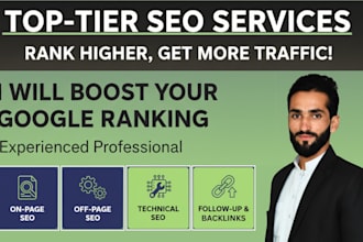 do off page SEO, on page, technical and audit for your website