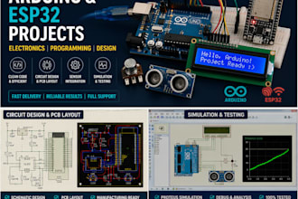 design arduino, esp32 and electronics projects