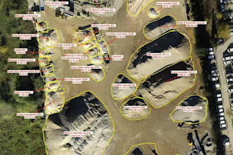 stockpile analysis, cut and fill, volume, mass calculation