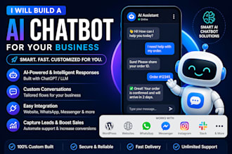 build a custom ai chatbot for your website or business
