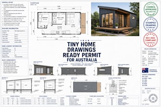 do tiny home drawings ready permit for australia