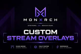 create custom twitch overlays and interactive stream systems