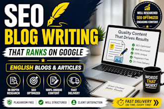 write SEO friendly content that engage traffic