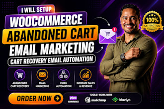 setup woocommerce abandoned cart email marketing cart recovery email automation