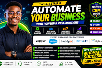 setup copper crm salesforce hubspot automation bitriz24 gohighlevel integration