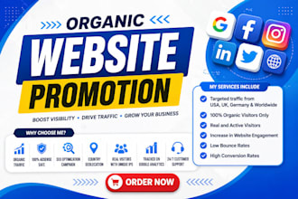 do organic website traffic to increase sales UK,USA