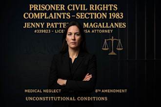 draft a prisoner civil rights complaint for federal court section 1983 attorney
