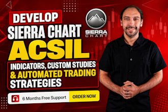 develop sierra chart acsil indicators, custom studies and automated trading bot