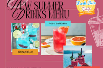 create aesthetic posters or event flyers