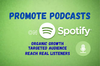 promote your podcast and grow spotify audience