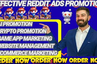 promote business ai ecommerce, ai crypto, ai game, iptv site via reddit seo post