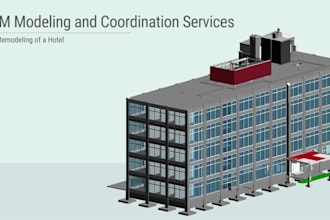 create 3d architecture bim model revit structures map autocad to revit conversio