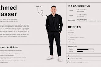 design a creative non traditional CV that gets attention