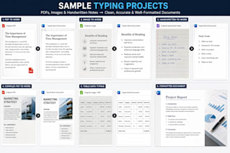 do accurate typing from PDF, images, or handwritten notes
