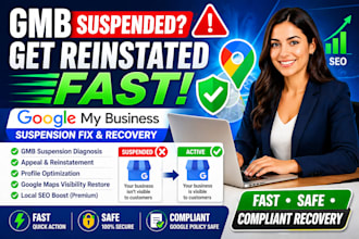 recover google my business suspension fix reinstate verified gmb listing fast