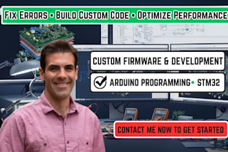 develop custom firmware and software for your embedded systems and iot projects