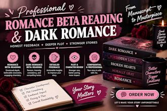 beta read contemporary romance beta read dark romance, romantasy