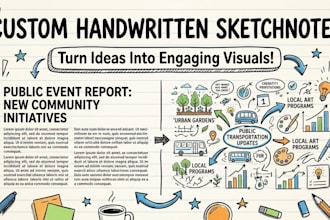 create custom doodle illustration and hand drawn sketch art for you