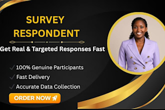 gather real respondent to fill your online survey form, questionnaire