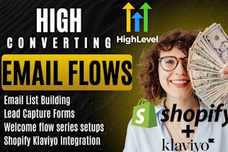 setup klaviyo email flows, shopify klaviyo flows, klaviyo email marketing flows