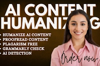 edit, rewrite, humanize ai content, plagiarism remover, fact check, seo article