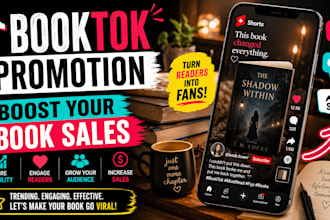 promote your book on booktok tik tok book promotion for organic book marketing