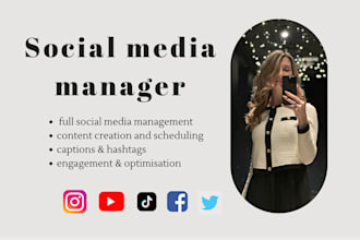 be your social media manager