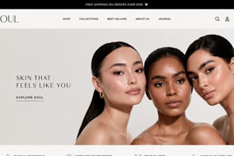 design skincare shopify store skincare beauty store cosmetics skin care website
